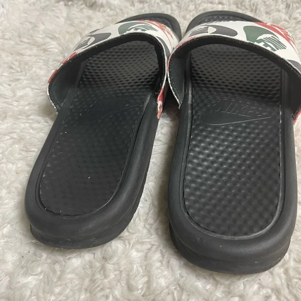 Nike Mens Benassi logo Print Slides sandals SZ11